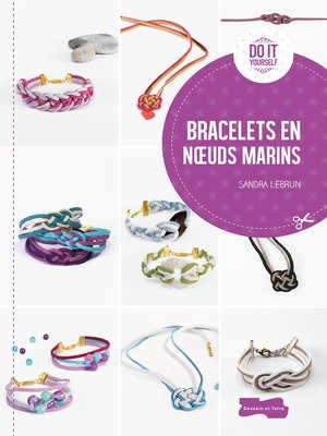 cover image of Bracelets en noeuds marins
